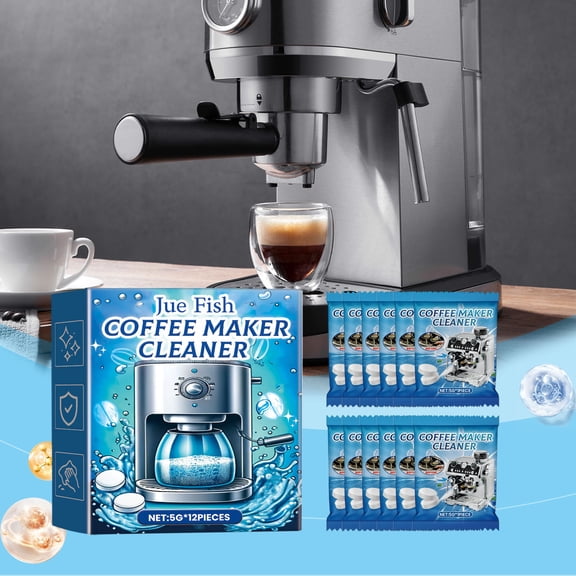 VALSEEL Spring Cleaning Organization Coffee Machine Stain Removal Foam Cleaning Tablets Boxed Descaling Maintenance Keep Equipment Hygienic Cleaning Supplies on Clearance