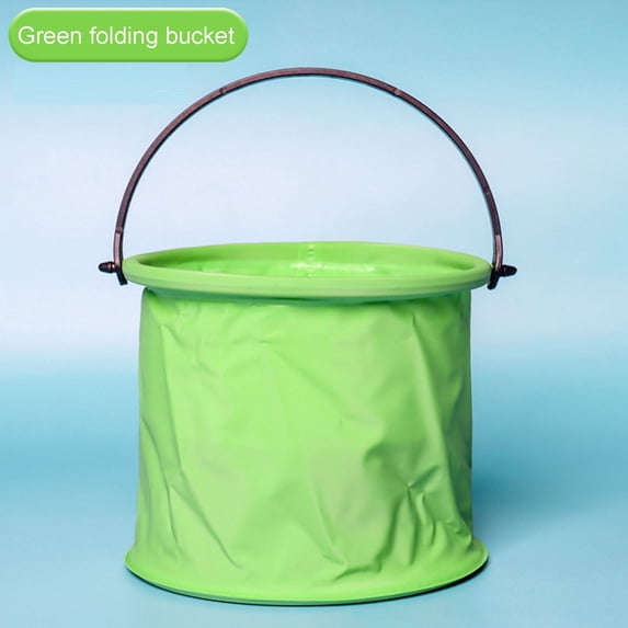 VALSEEL Spring Cleaning Organization Five Colors Optional Retractable Folding Portable Small Bucket Children Outdoor Travel Water Storage Bucket Car Washing Tools on Clearance