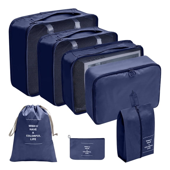 VALSEEL Storage Bag Seven-piece Suit Clothing Shoes Underwear Travel Bag Sub-bag Makeup Storage Bag Luggage Finishing Bag