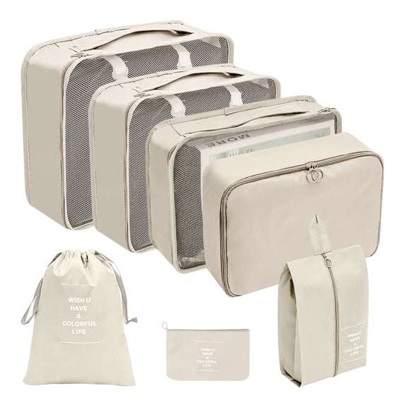 VALSEEL Storage Bag Seven-piece Suit Clothing Shoes Underwear Travel Bag Sub-bag Makeup Storage Bag Luggage Finishing Bag