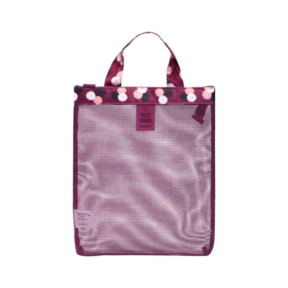 VALSEEL Swimming Beach Bag Swimwear Mesh Storage Bag Mesh Storage Bag Organization and Storage Swimming Pool