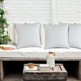 thumbnail image 1 of VALSEEL Throw Pillow Covers 2PCS Outdoor Water Proof Pillow Cover Modern Solid Color Cushion Pillow Backrest Pillow Cover, 1 of 5