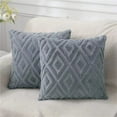 thumbnail image 1 of VALSEEL Throw Pillow Covers Flower Pillow Cover Faux Lambswool Cushion Cover Sofa Pillow Cushion, 1 of 6