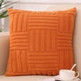 thumbnail image 1 of VALSEEL Throw Pillow Covers Furry Pillow Set Shu Cotton Velvet Living Room Sofa Cushion Office Backrest Lumbar Pillow Cushion, 1 of 6