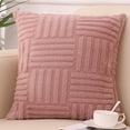 thumbnail image 1 of VALSEEL Throw Pillow Covers Furry Pillow Set Shu Cotton Velvet Living Room Sofa Cushion Office Backrest Lumbar Pillow Cushion, 1 of 6