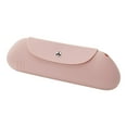 thumbnail image 1 of VALSEEL Travel Makeup Brush Holder with Magnet Closure - Silicone Makeup Brush Case, Cute - Portable Makeup Brush Organizer - (Pink, Khaki, Gray, Beige) Storage Bags, 1 of 6
