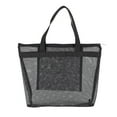 thumbnail image 1 of VALSEEL Travel Wash Bag Mesh Swimming Beach Bag Portable Nylon Wash Bag Foldable Hollow Shopping Bag Beach Tote, 1 of 1