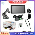 thumbnail image 1 of VALSEEL UK Sat Nav for Car Truck Car GPS 5 Inch GPS Device 8GB+128MB Car Truck Navigation System with Map Screen FM Transmitter on Clearance, 1 of 9
