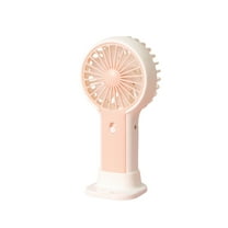 VALSEEL USB Handheld Fan - with Base - Vertical Blower - Mini Rechargeable and Easy to Store Small Fan Portable Fan