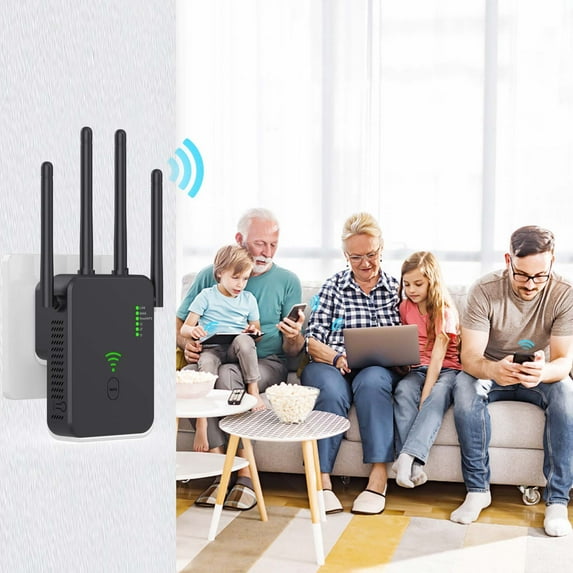 VALSEEL WiFi Extender WiFi Booster 300Mbps WiFi Amplifier WiFi Range Extender Dual Band Wifi Router Repeater for Home 2.4GHz