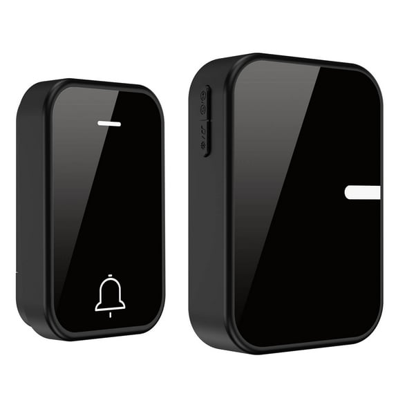 VALSEEL Wireless Doorbell, Doorbell Wireless Door Bell Chime Doorbell 1 Plugin Receivers 200M Long Range-Door Chime- Elderly Pager