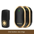thumbnail image 1 of VALSEEL Wireless Doorbell, Doorbell Wireless Self Generating Household Ultra Long- Distance One Drag Two Intelligent Remote Control Elderly Pager, 1 of 2