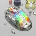 thumbnail image 1 of VALSEEL Wireless Gaming Mouse With Full Transparent Design,Double Mode 2.4G/Bluetooth/wire Mouse, RGB Backlit,Ergonomic Silent Mouse With 7 Buttons,, 1 of 3