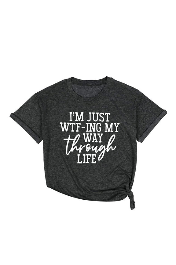 Womens Fashion Printed Plus Size O-Neck T-Shirts Short Sleeve Graphic Tee Tops