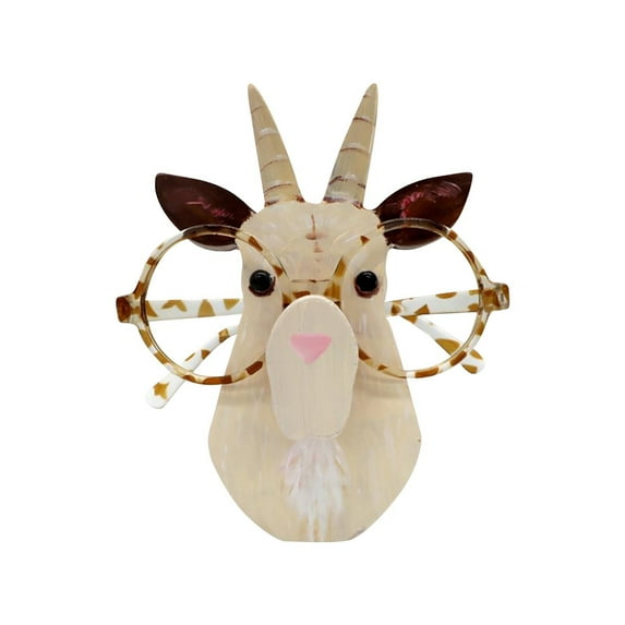 VALSEEL Wooden Decorations, Glasses Storage, Office Desktop, Wooden Glasses Display Rack Gadgets for Home