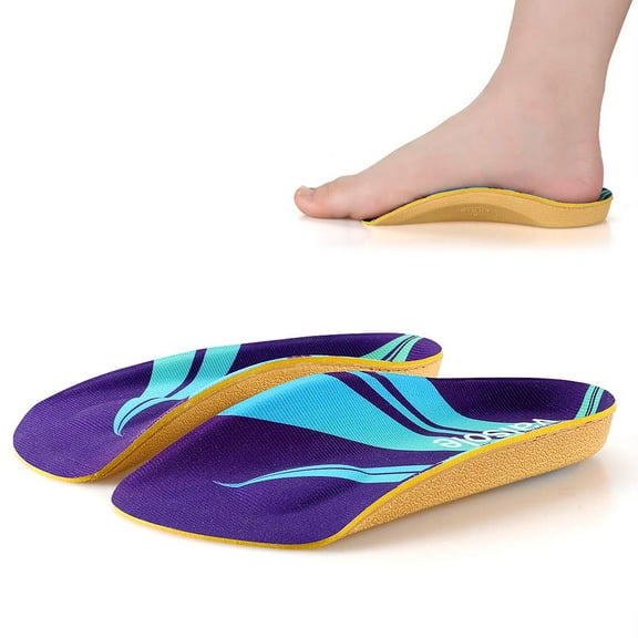 VALSOLE 3/4 Length Plantar Fasciitis & Arch Support Shoe Inserts Insoles for Men & Women – Best Original Orthotics for Flat Feet, Over-Pronation, High Arch//All-Day Relief Heel Spur Pain