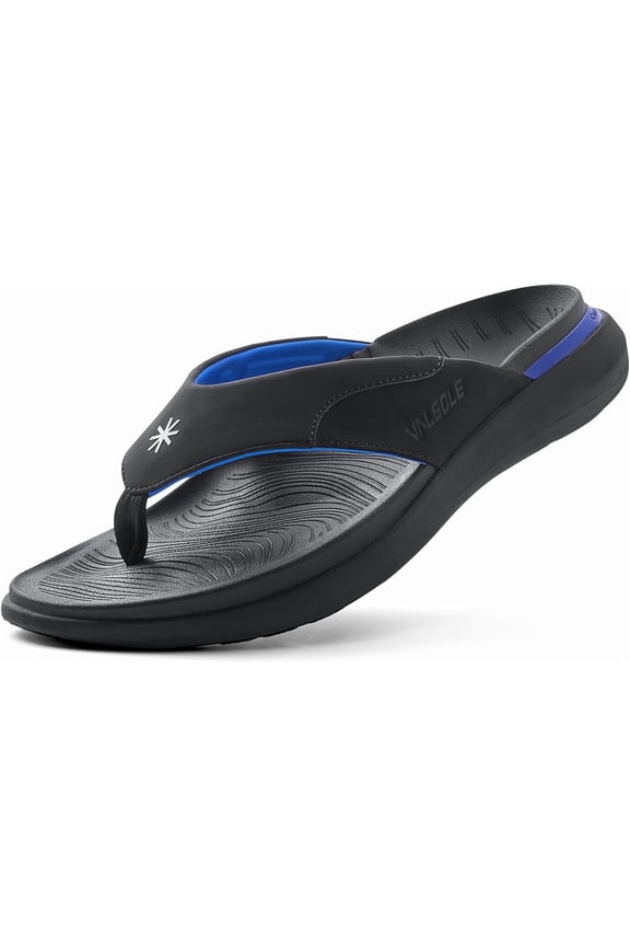 Flip Flops for Men Heavy Duty Support Orthotics High Arch Support Sandals for Men