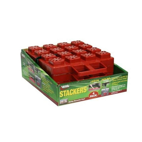 VALTERRA LLC A100916 Stackers Leveling Block - Red, Pack 4