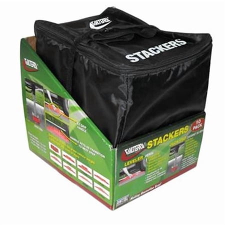 VALTERRA LLC A100920 Stackers Leveling Block - Black, 10 Bag