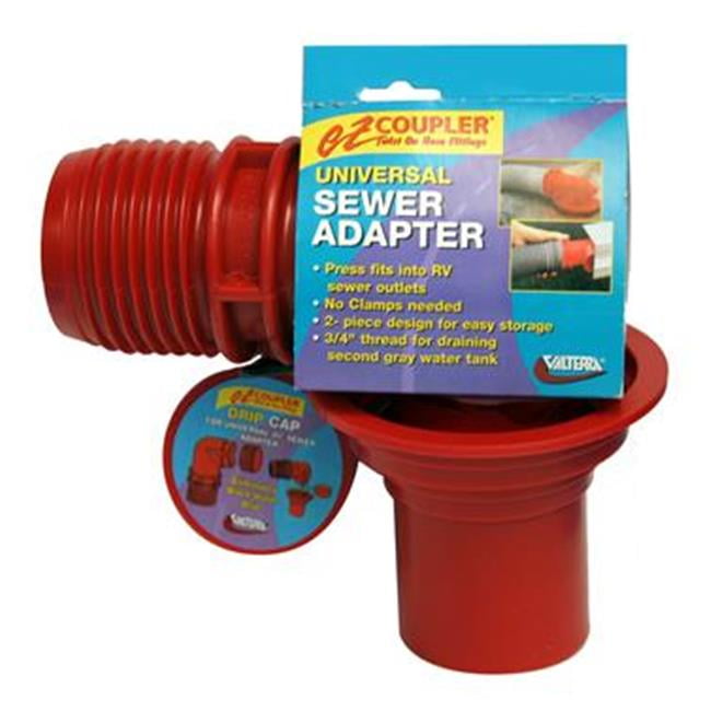 VALTERRA LLC F023103 Ez Coupler Sewer Hose Connector, Red