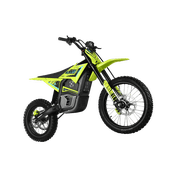 VALTINSU EM5 PRO 60V Electric Dirt Bike w/Light & Display, Off-Road Motorcycle 5600W 3 Speed Modes Max 52MPH Range 60MI,17"/14" Tires,Dual Suspension & Hydraulic Brakes Fit Age 15+ Green