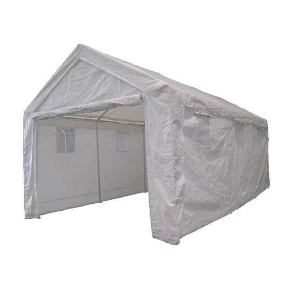 VALUE BRAND 11C542 Heavy Duty Shelter, 20 Ft. X 10 Ft. 8 In.