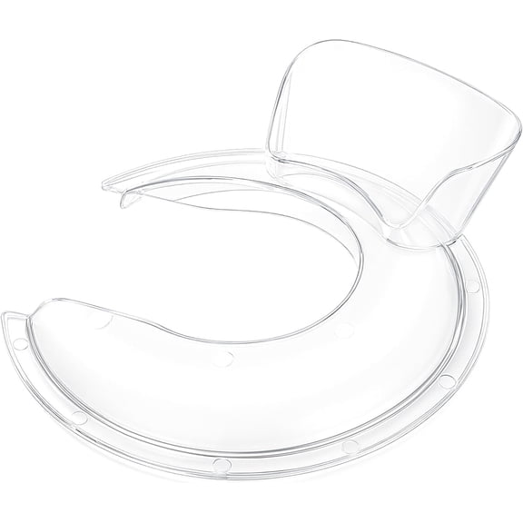 VALUNE 4.5-5 Quart Pouring Shield for Kitchenaid Tilt-Head Stand Mixers, Splash Guard for Kitchenaid Mixer, Stand Mixer Pouring Shield Compatible with Stainless Steel, Glass, Ceramic Bowls