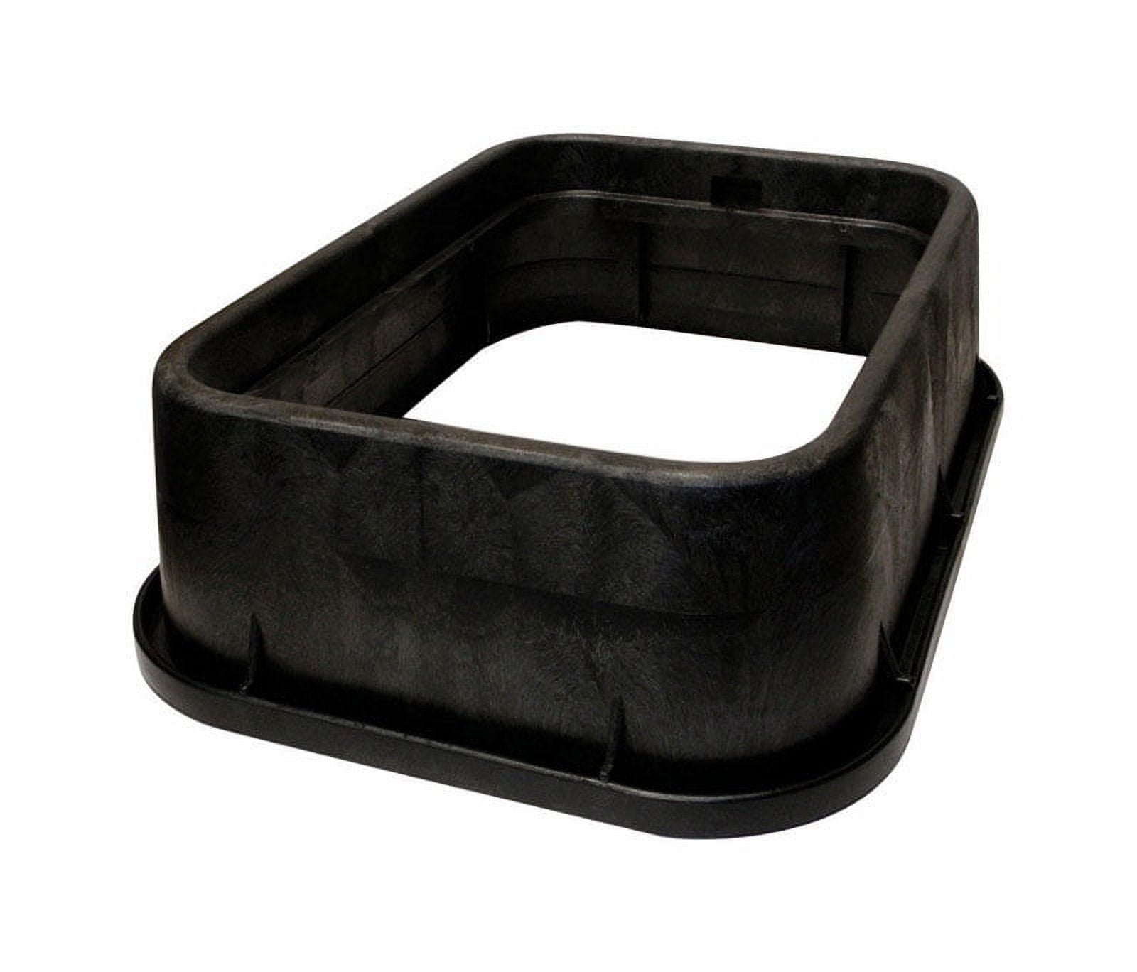 NDS 13 in. W X 6 in. H Rectangular Riser for Valve Box Black - Walmart.com