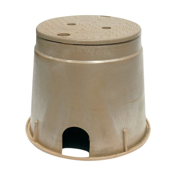 VALVE BOX ROUND 10" SAND
