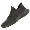 thumbnail image 1 of VAMJAM Men's Running Shoes Fashion Sneakers - Lightweight Breathable Flying Knitting Lace Up Mesh Walking Shoes Workout Casual Sports Shoes Allgreen Size 9.5, 1 of 1
