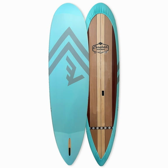 VAMO Stand Up Paddleboard 4-Way Stretch, UV Board Cover for Paddleboards, Kayaks and Surf Boards (Paddleboard not Included) (Caribbean, 9'6"-10'6")