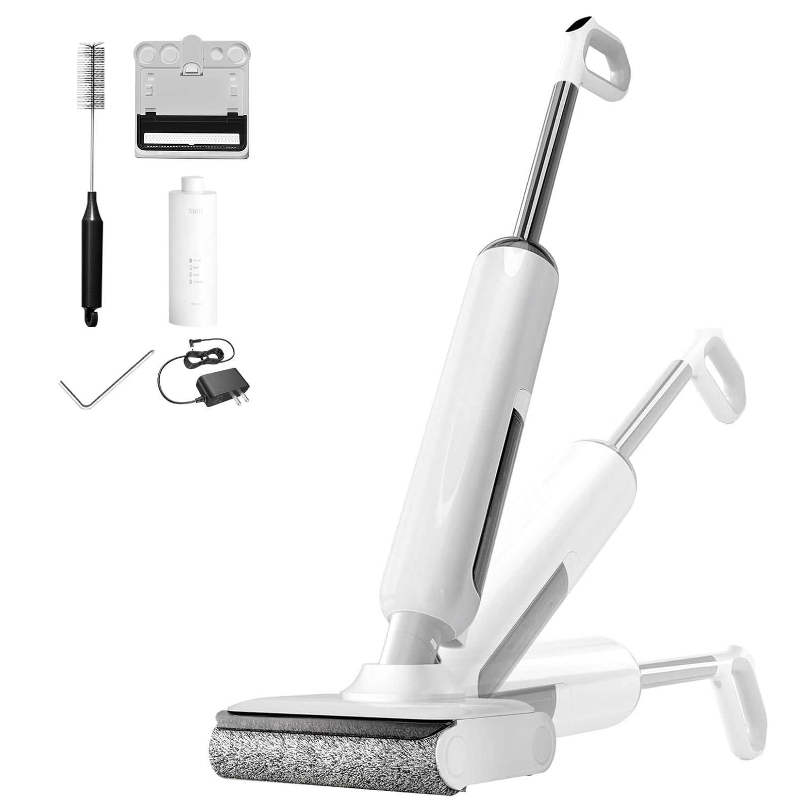 VAMOP Smart Wet Dry Vacuum Cleaner,Floor Washer with Zero-Edge and Self Cleaning,Voice Prompts,Zero-Tangle for Pet Hair
