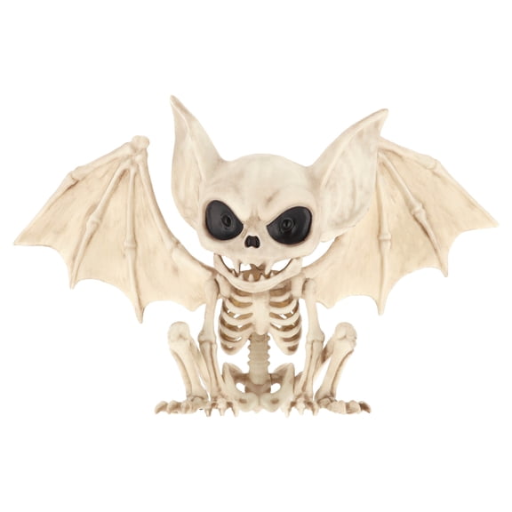 Faux Skeleton Vampire Bat Decoration, 4.6", Halloween by Way To Celebrate
