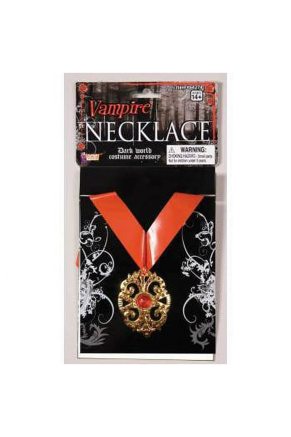 VAMPIRE MEDALLION NECKLACE