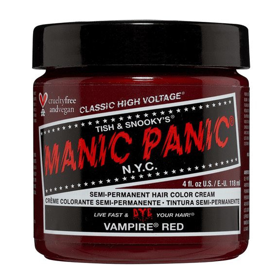 VAMPIRE RED HIGH VOLTAGE SEMI-PERMANENT HAIR DYE COLOR