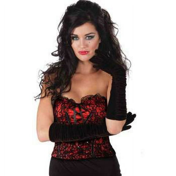 VAMPIRESS VELVET RUCHED GLOVES