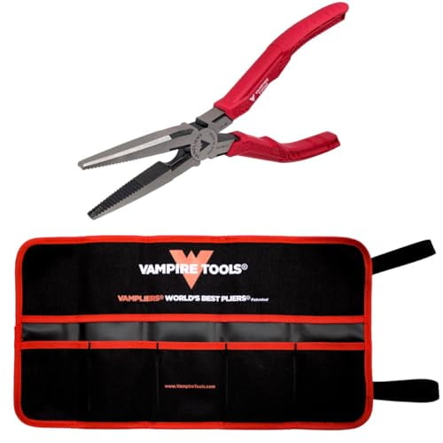 VAMPLIERS 7.5" Screw Removal Long Nose Pliers, Stripped Screw Extractor