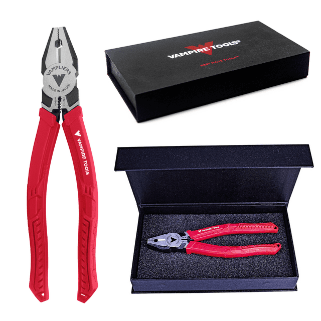 VAMPLIERS VT0018GS 8" PRO Lineman's Pliers, Screw Extractor Tools