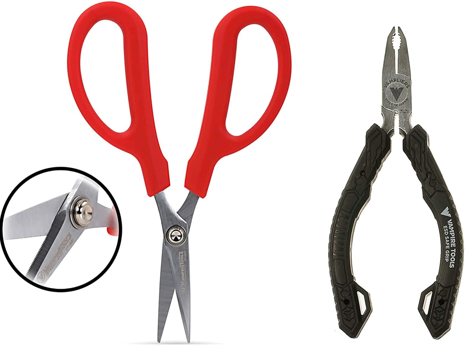 VAMPLIERS VT001S2E Bundled Mini Pliers 5" Screw Extractor Pliers + 6.