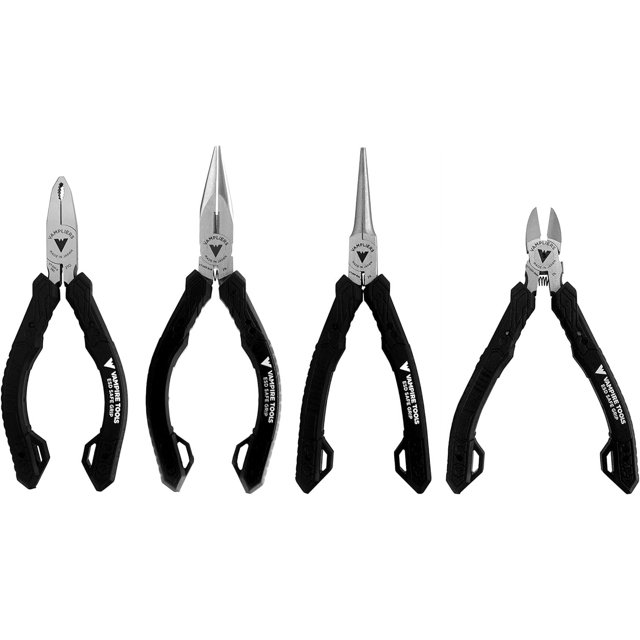 VAMPLIERS VT001S4D 4Piece Electronic Repair 5" Mini Pliers Set