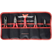 VAMPLIERS VT-001-S5BP,  5-Piece Set + Tool Pouch by Vampire Tools, Screw Extractor Set, Pliers Set with Warranty, Screw Removal Tool Set Made In Japan