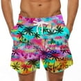 VAMUKO Mens Swim Trunks Quick Dry Swim Shorts with Mesh Lining Funny