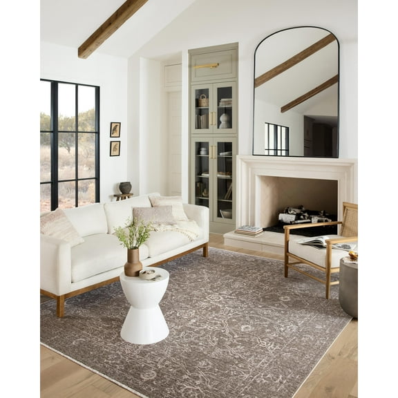 Loloi Vance Taupe / Dove 18" x 18" Sample Rug