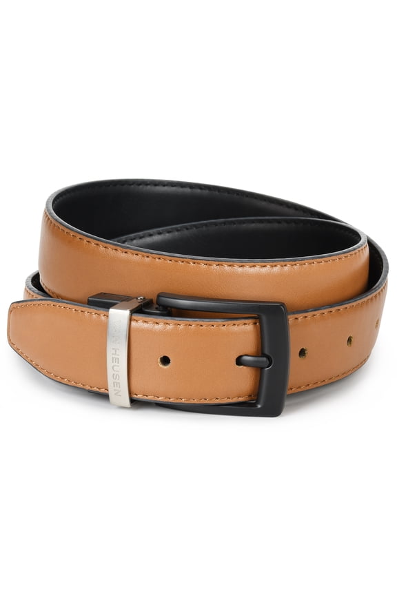 Valentine's Day Mens Reversible Leather Belt, Classic Dress Belt For Men, Cut for Fit, Gifts for Men