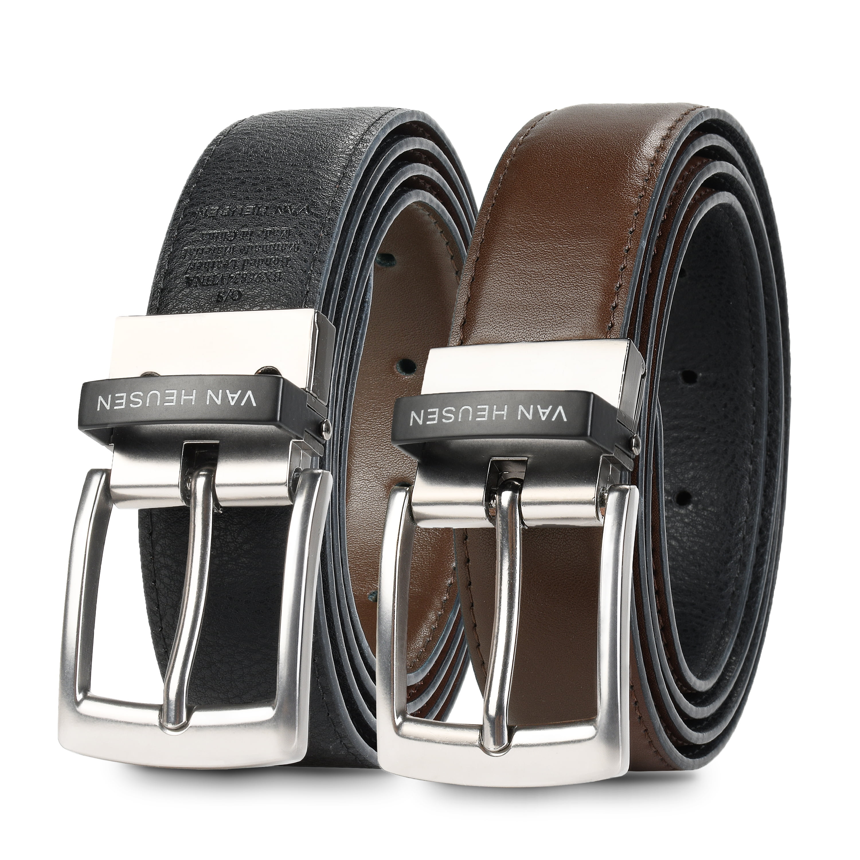 VAN HEUSEN Men's Belt,Reversible Belt Adjustable For Gift Men