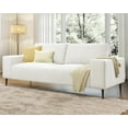 thumbnail image 1 of VANACC 89 inch Sofa, 3 Seater Sofa Couch for Living Room, Comfy Sofa Couch- Modern Couch with Extra Deep Seats, White Corduroy, 1 of 5