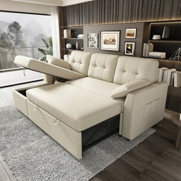 A973B Italian Leather Left Facing Chaise Mini Sectional Sofa
