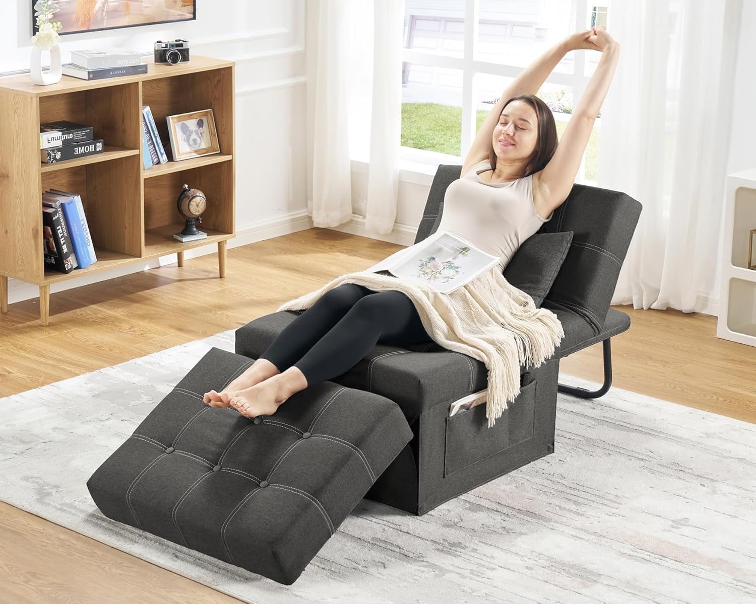 VANACC Sofa Bed, 4 in 1 Folding Bed with Adjustable Backrest VANACC Sofa Bed, 4 in 1 Folding Bed with Adjustable Backrest
