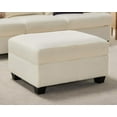 thumbnail image 1 of VANACC Sofa, Comfy Couch with Deep Seats- Ottoman, Modern Couch for Living Room, Offwhite BouclÃ©, 1 of 5