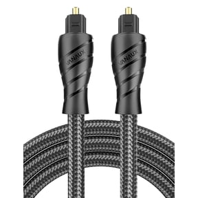 VANAUX Optical Audio Cable, Digital Toslink Fiber Optic, 6.6ft, Compatible with Home Theater, Soundbar, TVs